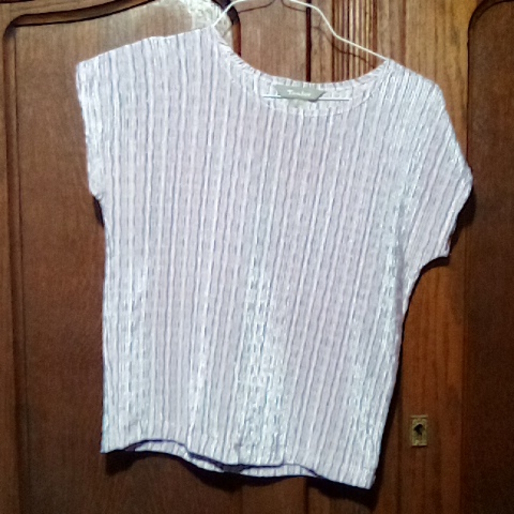 Pink striped shirt s/p (323)